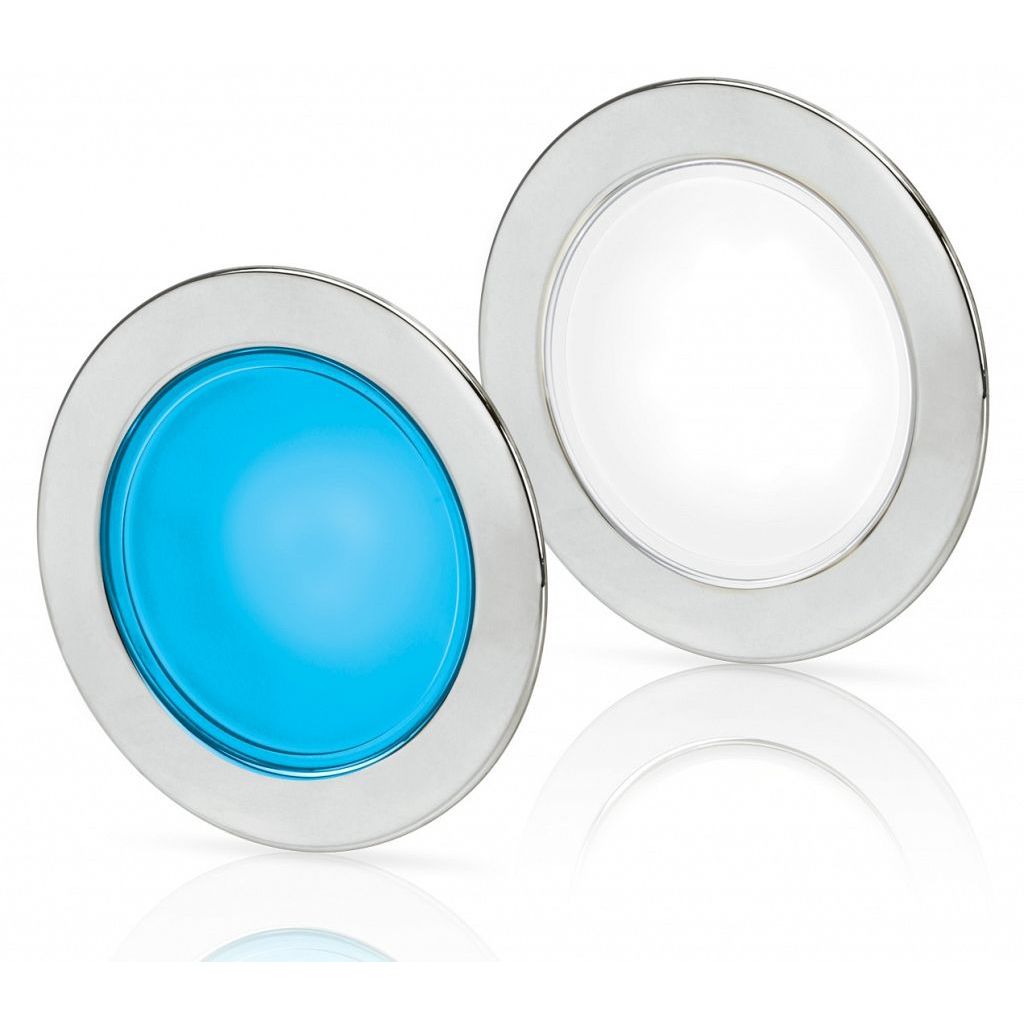 Hella Marine EuroLED 95 Gen 2 LED Downlight, 9-33V, IP6K9K, SS316 Trim, PWM Dimmable, Spring Clip Recess Mount