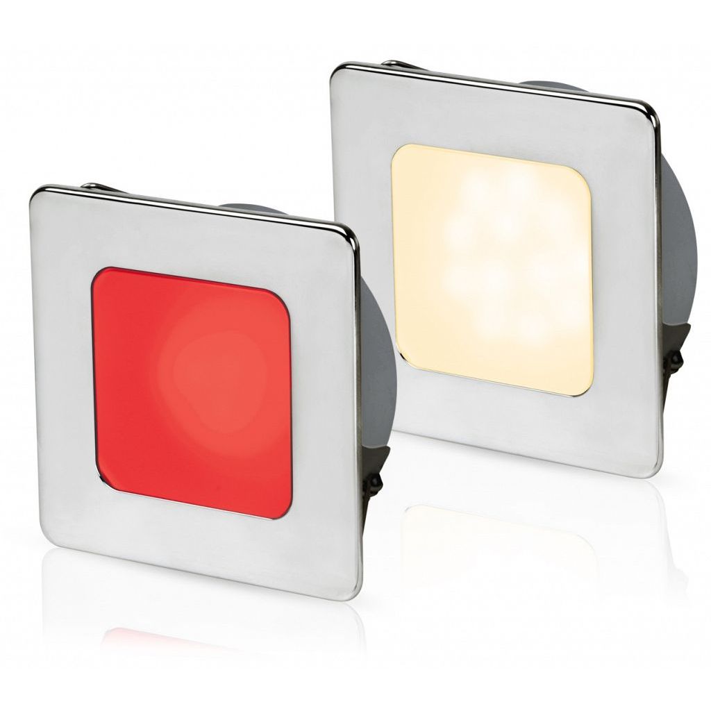 Hella Marine EuroLED 95 Gen 2 LED Downlight, 9-33V, IP6K9K, SS316 Trim, PWM Dimmable, Spring Clip Recess Mount