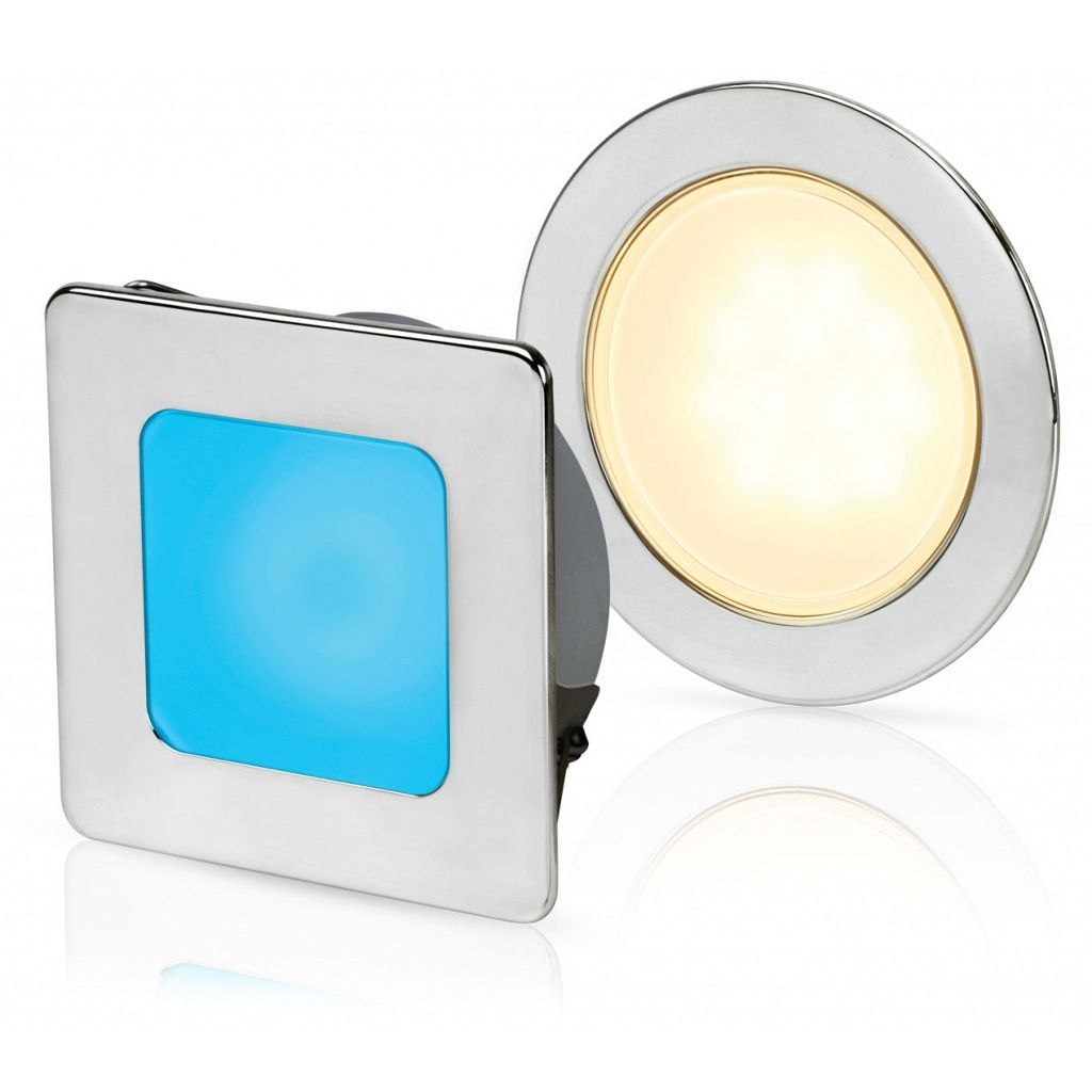 Hella Marine EuroLED 95 Gen 2 LED Downlight, 9-33V, IP6K9K, SS316 Trim, PWM Dimmable, Spring Clip Recess Mount