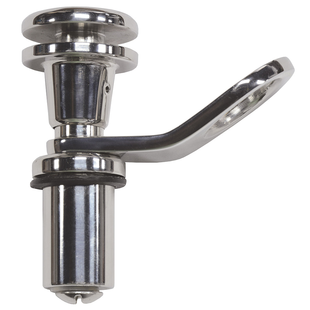 TACO Marine Pontoon Fender Lock, SS316, 1 in Button, Fits 1 in to 1-1/4 in Square Tubes