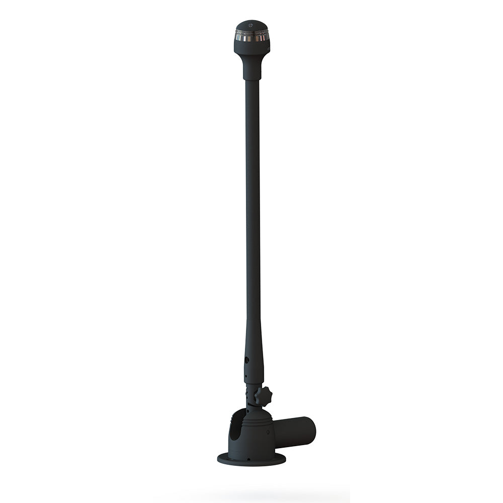 TACO Marine Grand Slam 950 Electric Anchor & Stern Light, For Boats 39 ft and Under, 3 NM, 12V, Surface Mount, Black Anodized Aluminum