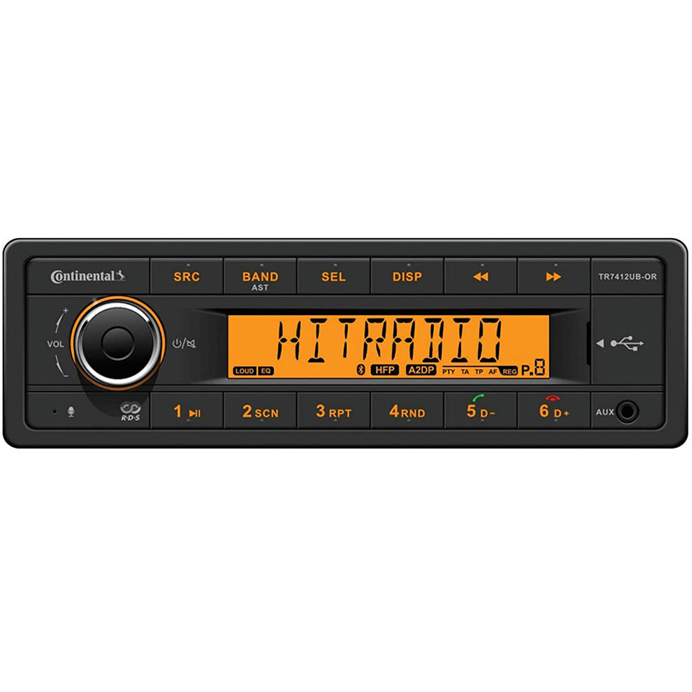 Continental - Stereo w/AM/FM/BT/USB - 12V