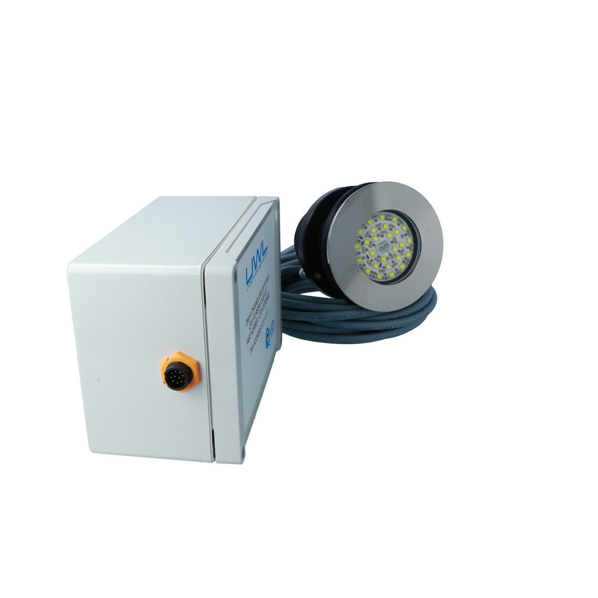UWL - QTS 100 High Voltage Underwater Light - GRP, Titanium, Flush Mount, 20000Lm