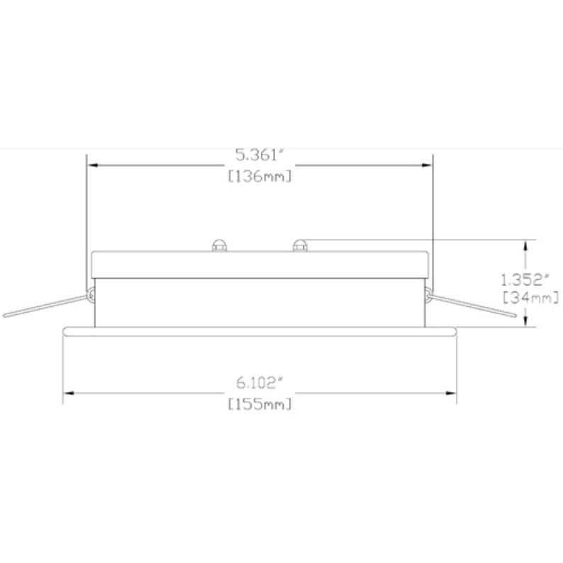 Imtra - A155 PowerLED Downlight - 10-40VDC, Polished Stainless Steel, 4.7W, IP65