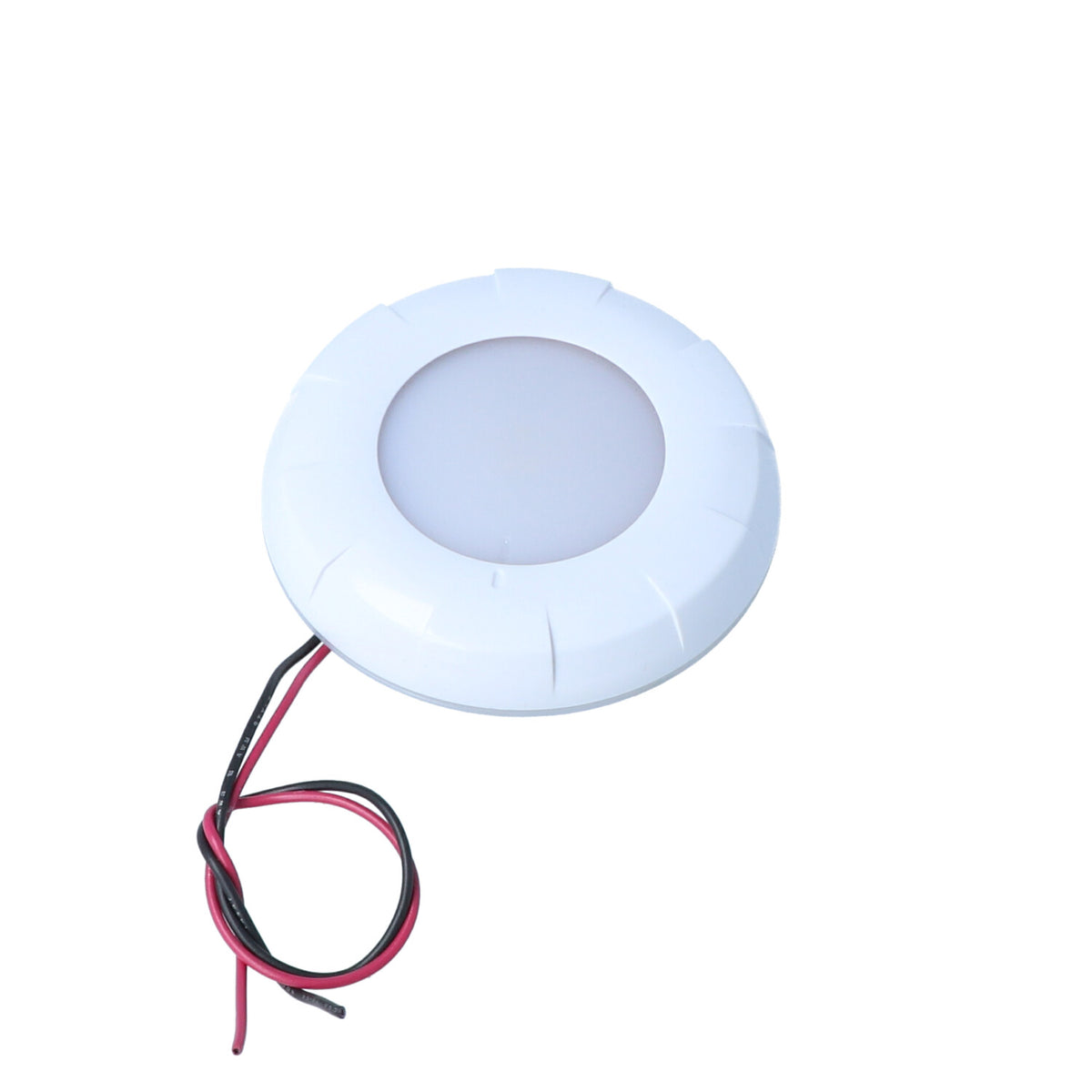 Lumitec Aurora Surface Mount LED Dome Light, 10-30V, IP67, Dimmable, 4in Diameter, 0.73in Depth, Ignition Protected
