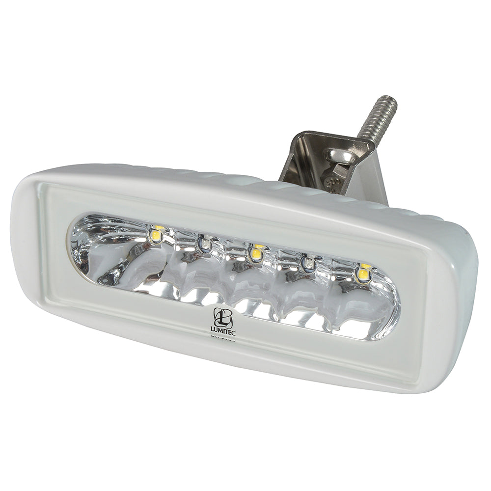 Lumitec Caprera2 Bracket Mount LED Flood Light, 2-Color, 10-30V, IP67