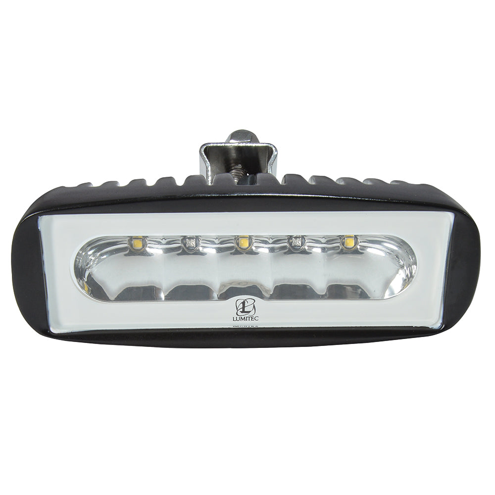 Lumitec Caprera2 Bracket Mount LED Flood Light, 2-Color, 10-30V, IP67