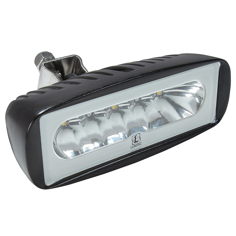 Lumitec Caprera2 Bracket Mount LED Flood Light, 2-Color, 10-30V, IP67