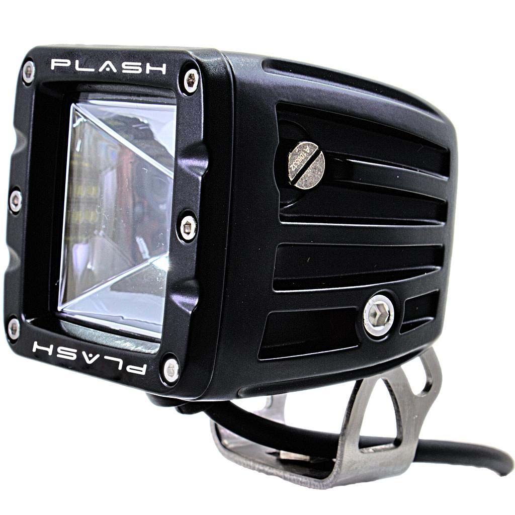 Plash - Cube Flood Light - 40W, 35°, 5200Lm, IP69K, 9-36V, 6000K, Cool White (40-FL)