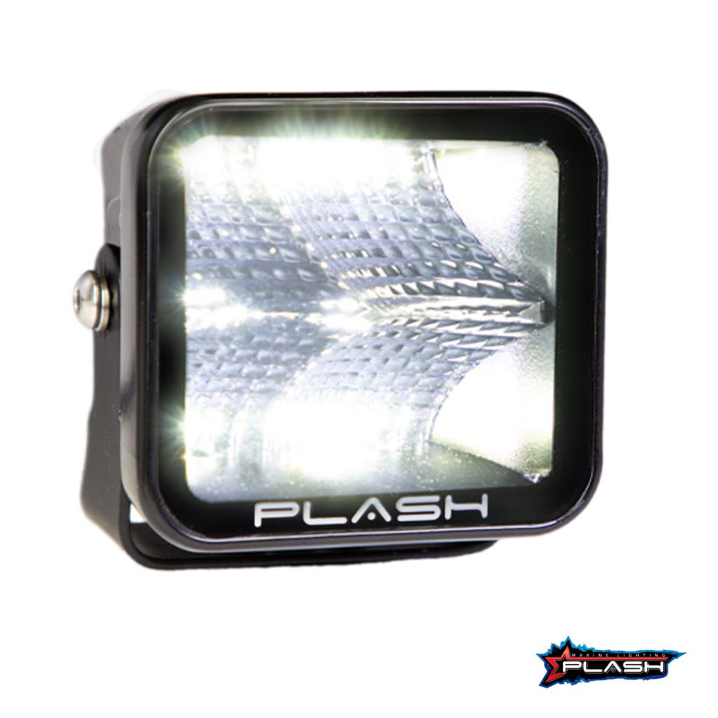 Plash - X2 Cube Flood Light - 40W, IP67, 6000K, Cool White, 4800lm