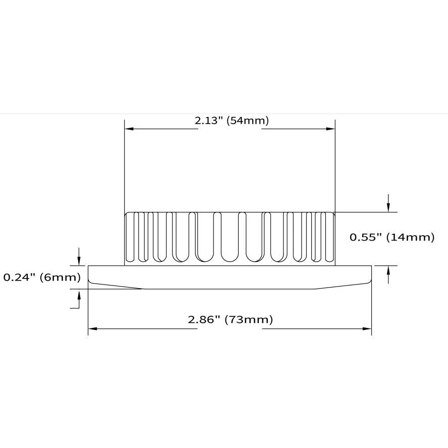Imtra - Tide PowerLED Downlight - 10-40VDC, 3.2W, IP65, 141Lm