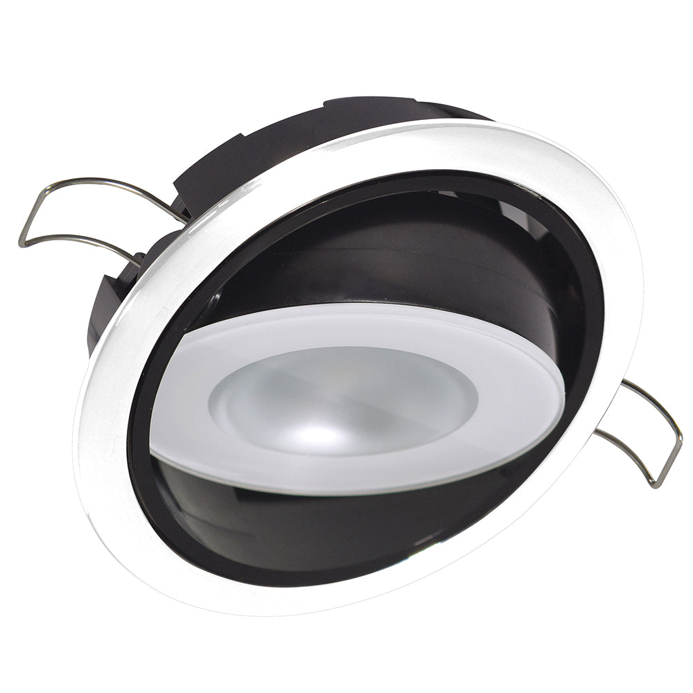 Lumitec Mirage Positionable LED Down Light, 10-30V DC, IP67, 33° Pivot, 2.72 in Cutout