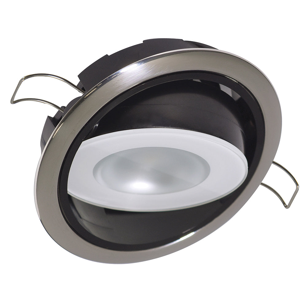Lumitec Mirage Positionable LED Down Light, 10-30V DC, IP67, 33° Pivot, 2.72 in Cutout