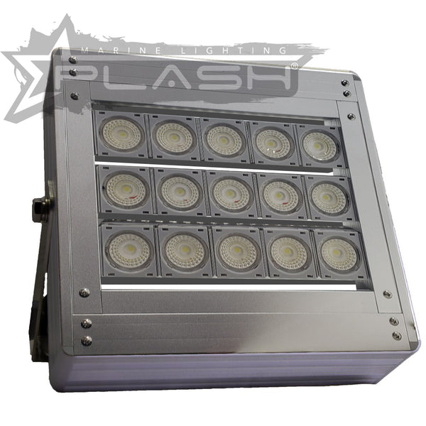 Plash - Aransas-Series Marine LED Flood Light - 90-295V, IP68, Cool White