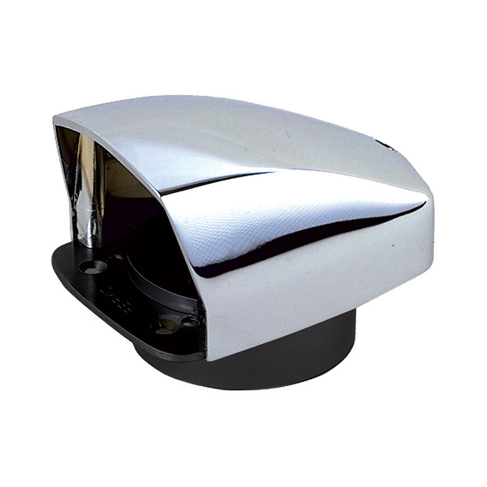 Perko 0870 Cowl Ventilator, 3 in Duct, Chrome-Plated Zinc Alloy