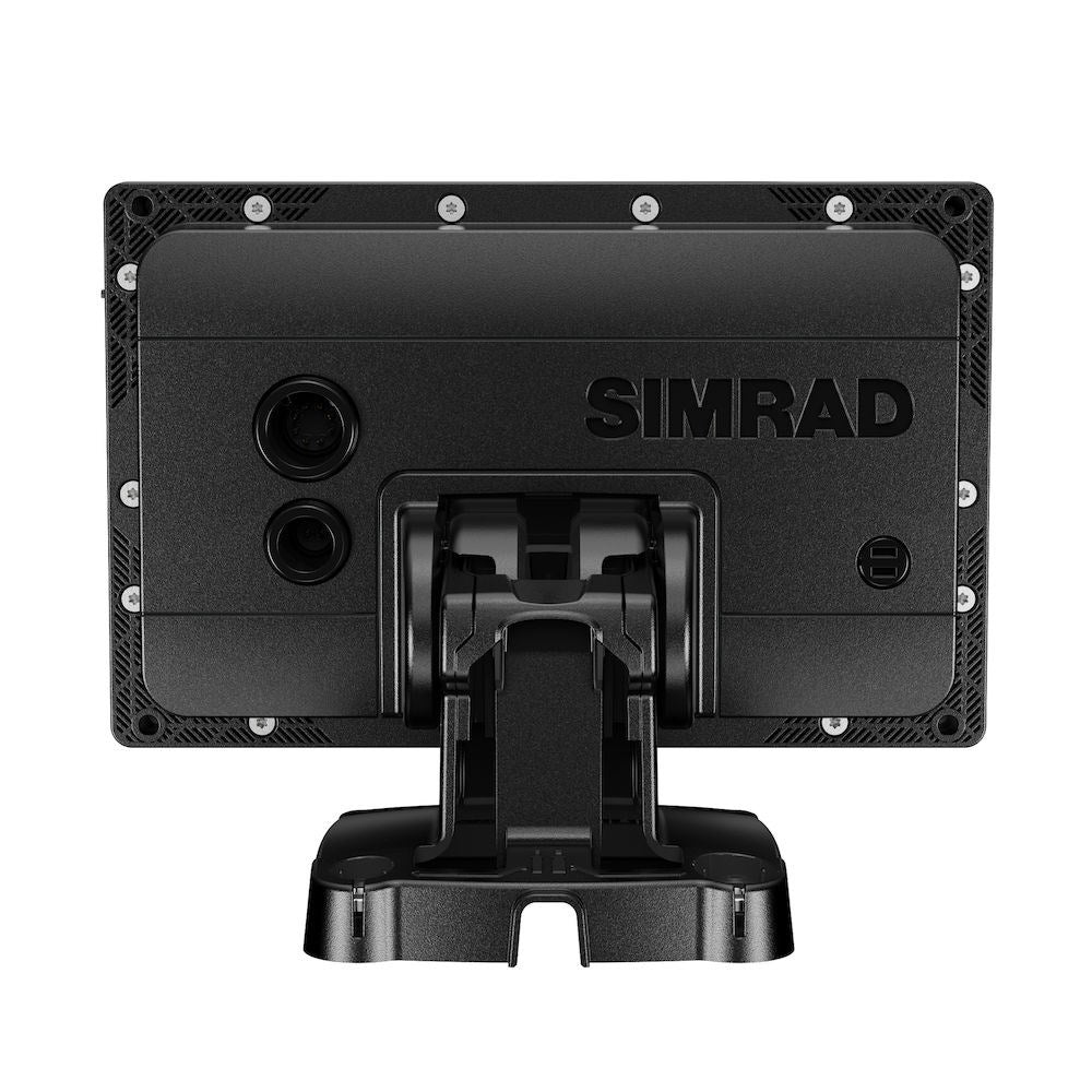 Simrad Cruise Chartplotter/Fishfinder Combo, C-MAP US Coastal Charts, 83/200 kHz Transom Mount Transducer