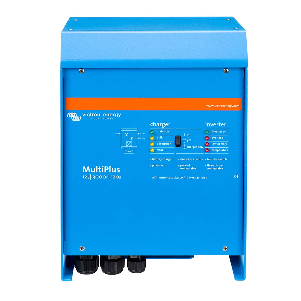 Victron Energy MultiPlus Inverter/Charger, 3000VA, 120V AC, VE.Bus, 50A Transfer Switch