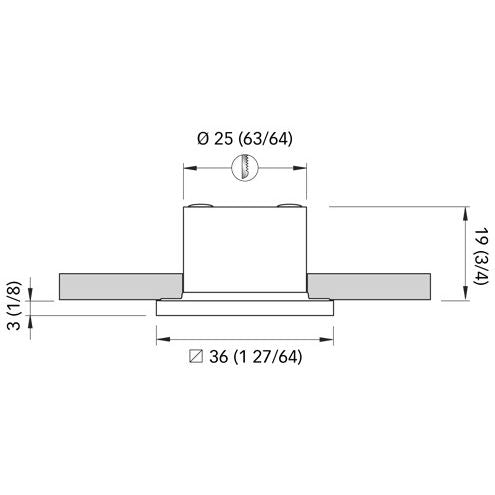 Quick Marine - LIDA Courtesy Light - 10-30V, 1.5W, IP65, 0.06A