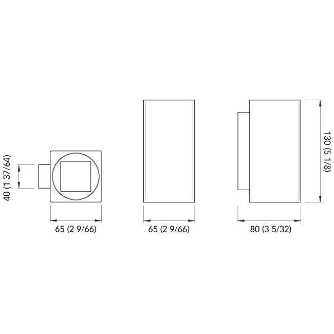 Quick Marine - QB TOWER Wall Light - 10-30V, 0.33A, IP40, 670lm