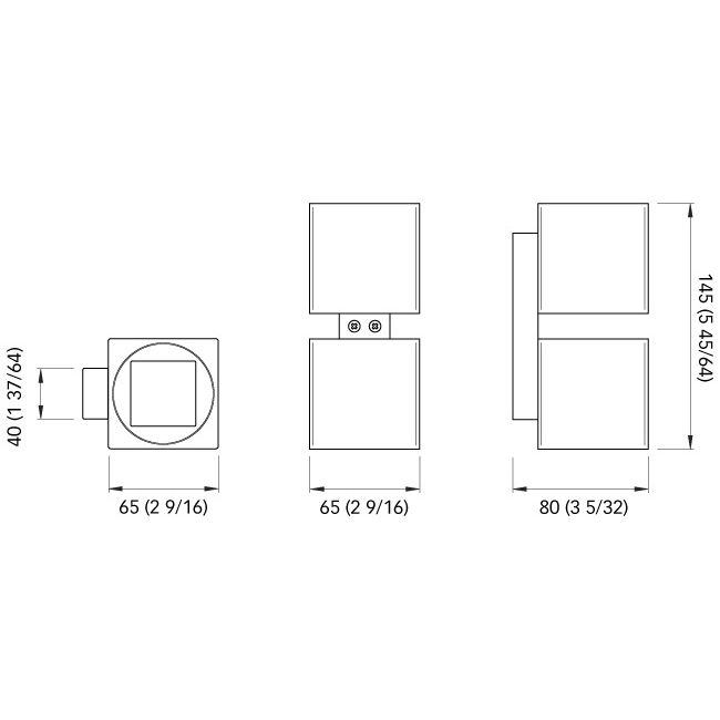 Quick Marine - QB TWINS Wall Light - 10-30V, 0.33A, IP40, 4+4W