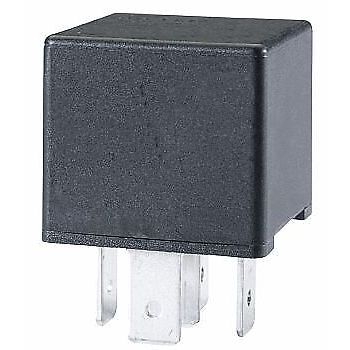 Hella Marine SPDT Mini Relay, 12V, 20/40A, 5-Pin, Dust Cover
