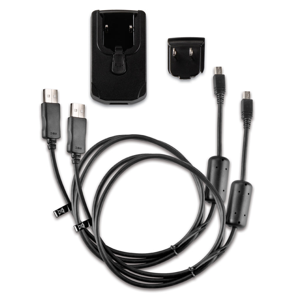 Garmin AC Adapter Cable Kit, Micro/Mini USB, Charge/Sync, 110V U.S. Plug
