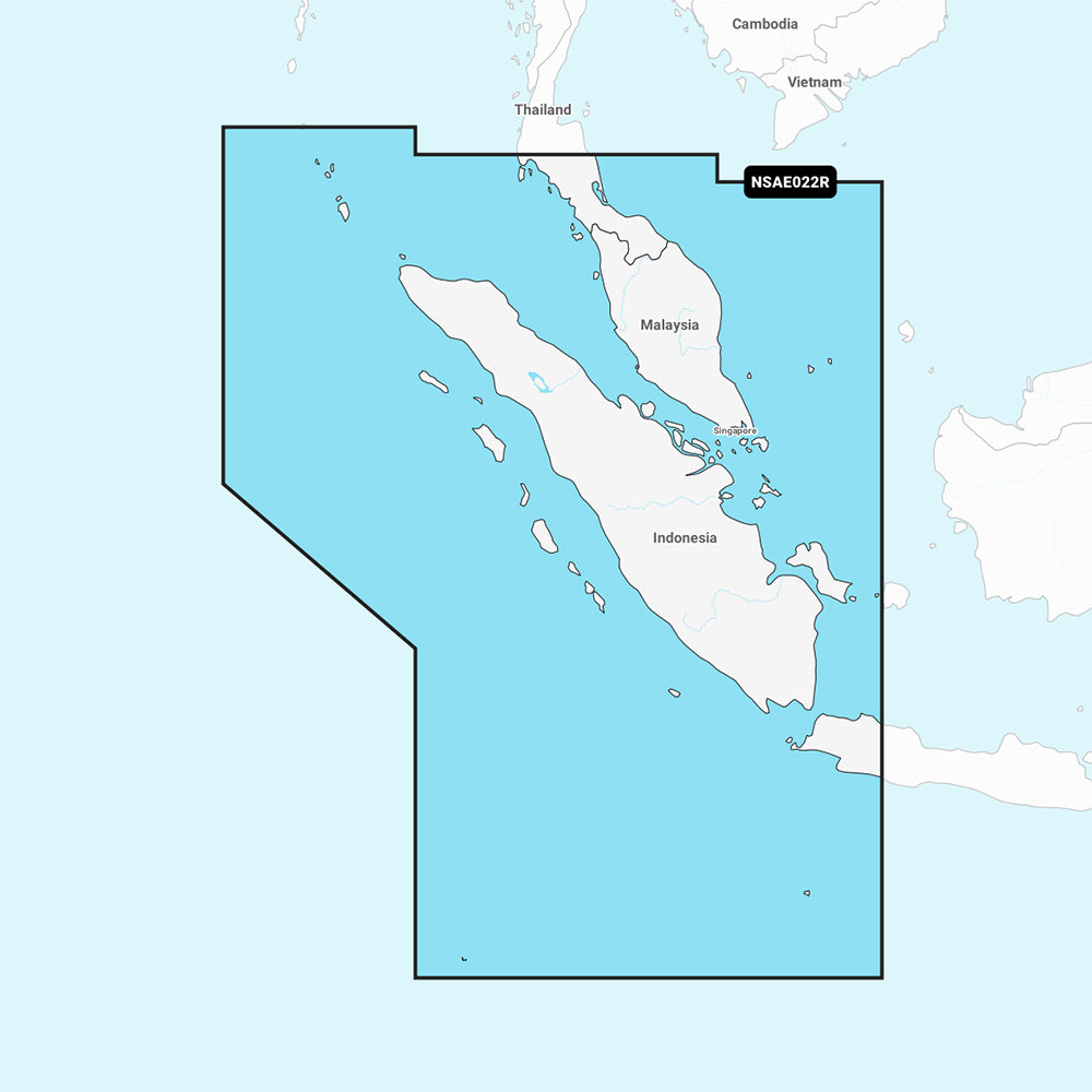 Garmin Navionics+ NSAE022R Sumatra Marine Chart Card, microSD/SD