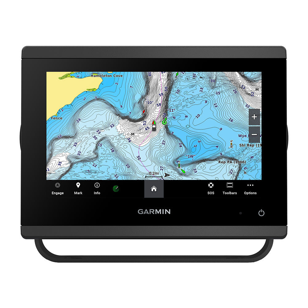Garmin GPSMAP 743xsv 7" Chartplotter/Fishfinder Combo, Touchscreen, SideVü Sonar, ClearVü Sonar, Navionics+ Built-In