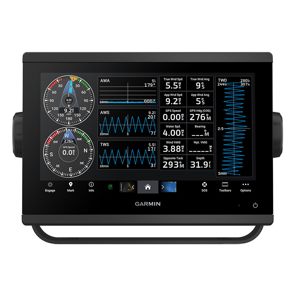 Garmin GPSMAP 943 GN+ Chartplotter, Non-Sonar, 9 in Touchscreen, US/Canada Navionics+ Charts, 10 Hz GNSS, NMEA 2000, NMEA 0183, Wi-Fi