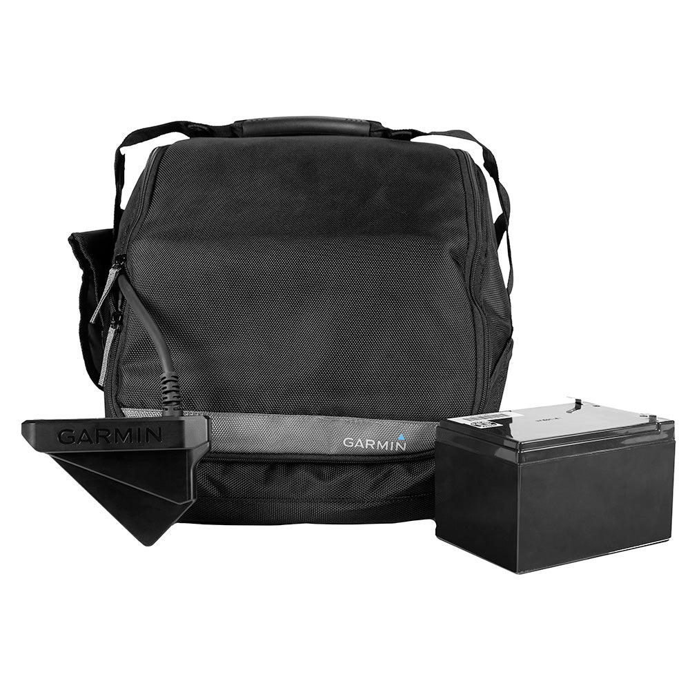 Garmin ECHOMAP UHD2 93sv LiveScope Ice Fishing Bundle, LVS32-IF Transducer, GLS 10 Sonar Module, 9 in