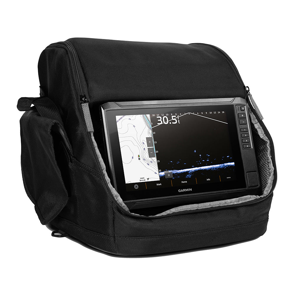 Garmin ECHOMAP UHD2 93sv LiveScope Plus Ice Fishing Bundle LI, 9in Touchscreen Display, LVS34-IF Transducer, 16.5Ah Li-Ion Battery, Garmin Navionics+ U.S. Inland Maps