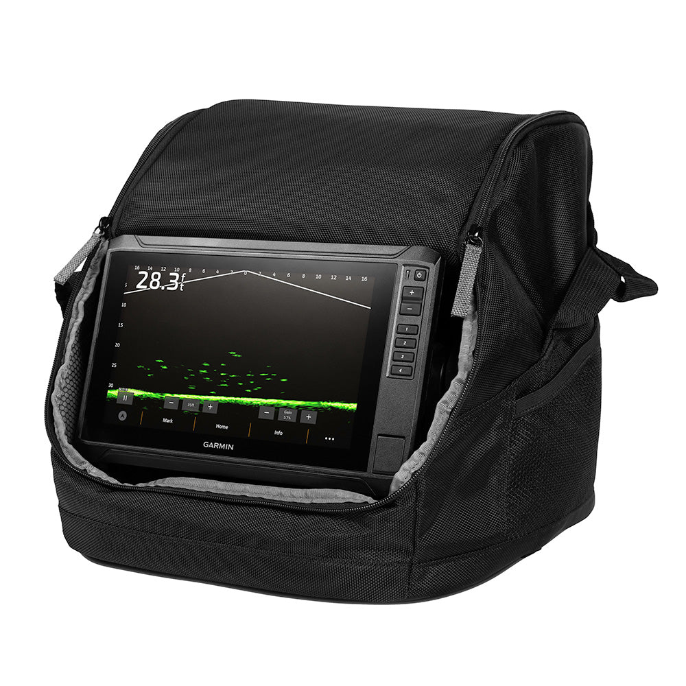 Garmin ECHOMAP UHD2 93sv LiveScope Plus Ice Fishing Bundle LI, 9in Touchscreen Display, LVS34-IF Transducer, 16.5Ah Li-Ion Battery, Garmin Navionics+ U.S. Inland Maps
