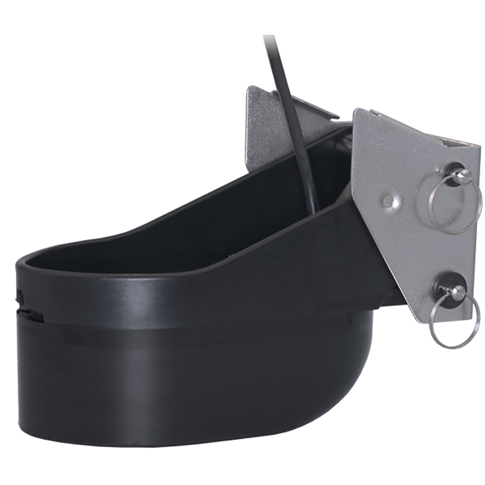 Furuno - TM185M Medium-Frequency CHIRP Transducer with Temperature - Urethane Transom Mount w/Stainless Bracket