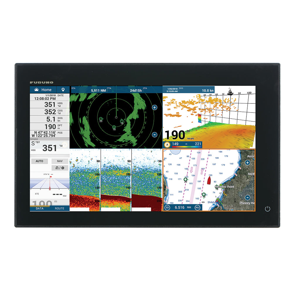 Furuno - NavNet TZtouch3 16" MFD with 1kW Dual Channel CHIRP™ Sounder & Internal GPS