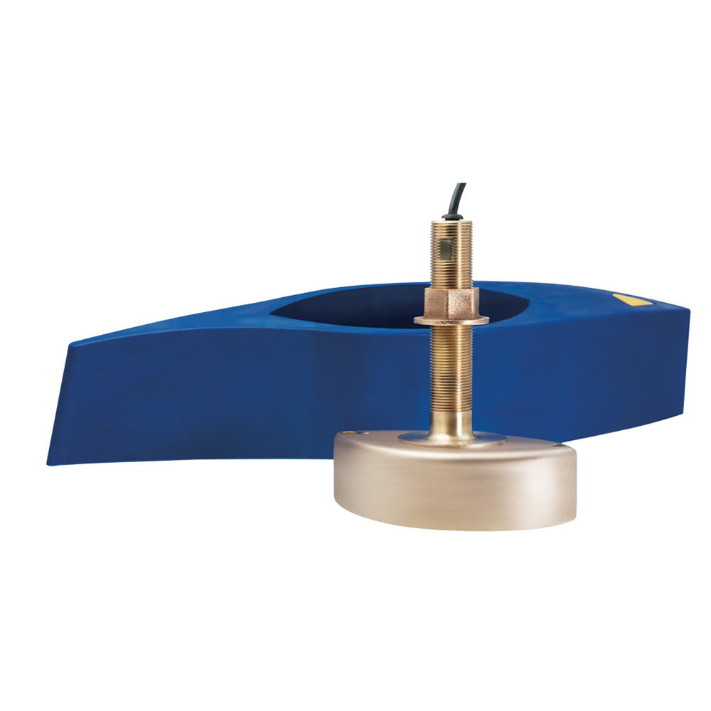 Furuno - B285M Medium-Frequency CHIRP Transducer with Temperature - Bronze Thru-Hull w/High Speed Fairing Block