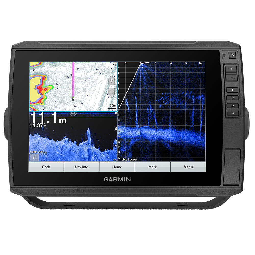 Garmin ECHOMAP Ultra 102sv Chartplotter/Sonar Combo, Without Transducer, 10in Keyed-Assist Touchscreen, Worldwide Basemap, NMEA 2000, Panoptix LiveScope Support