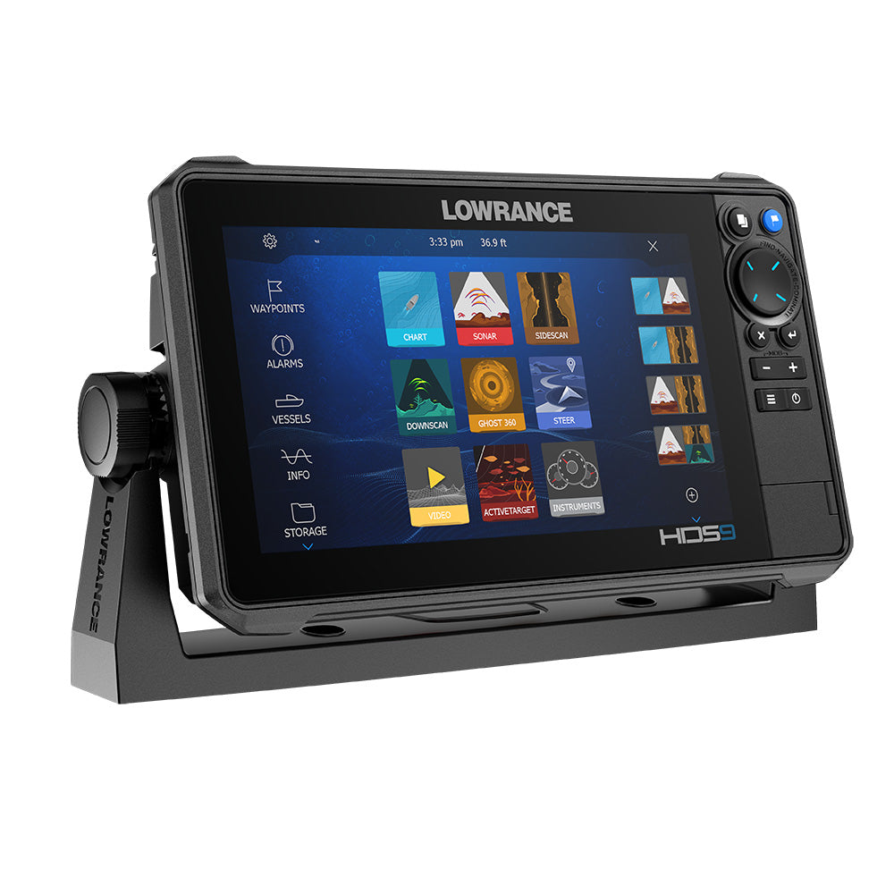 Lowrance - HDS PRO 9 - with Preloaded C-MAP DISCOVER OnBoard, No Transducer