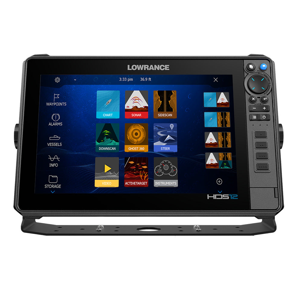 Lowrance - HDS PRO 12 - with Preloaded C-MAP DISCOVER OnBoard, No Transducer