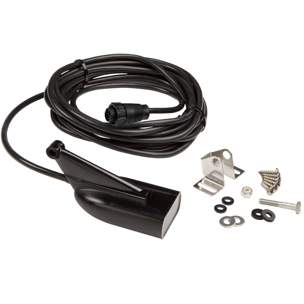 Lowrance - HDI Skimmer Low/High 50/200/455/800kHz Transom Mount 9-Pin Transducer