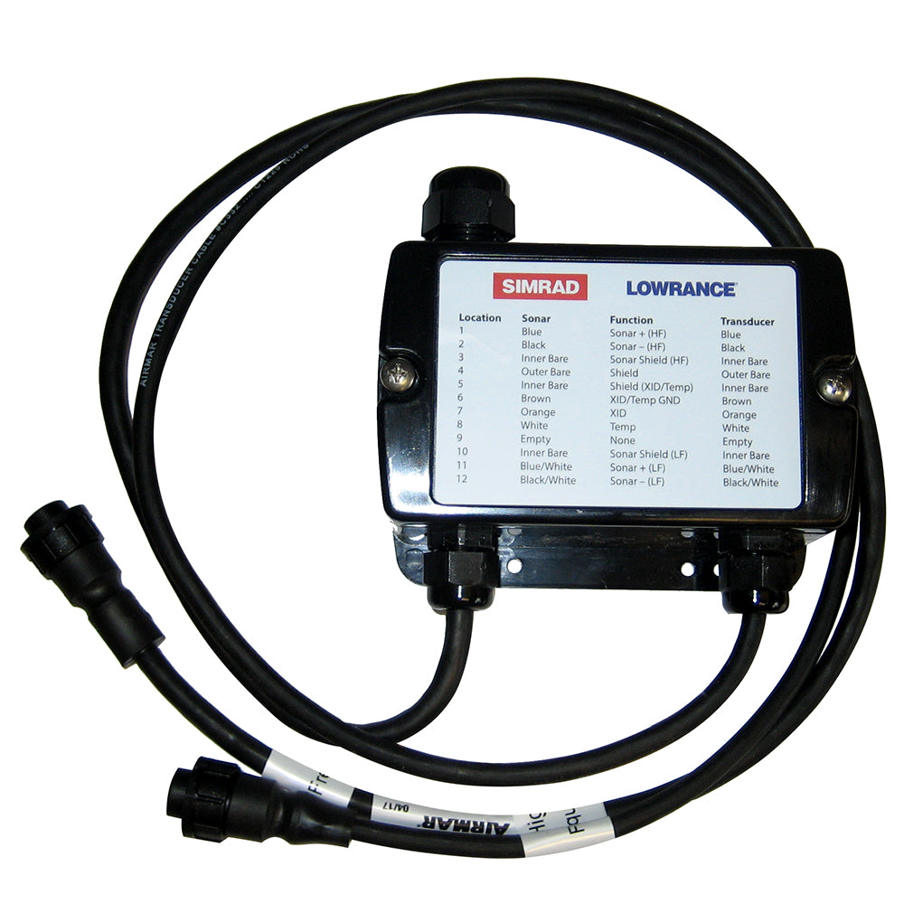 Simrad xSonic Pigtail Transducer Wiring Block Adapter, 9-Pin