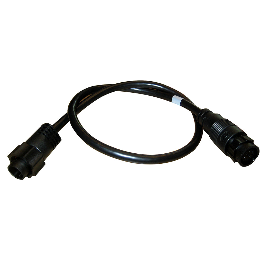 Lowrance - 9-Pin Black to 7-Pin Blue Adapter Cable f/XID Chirp Transducers