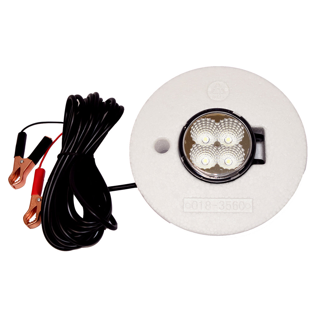 Hydro Glow - FFL12 Floating Fish Light w/ 20' Cord - 12W, 12V, White