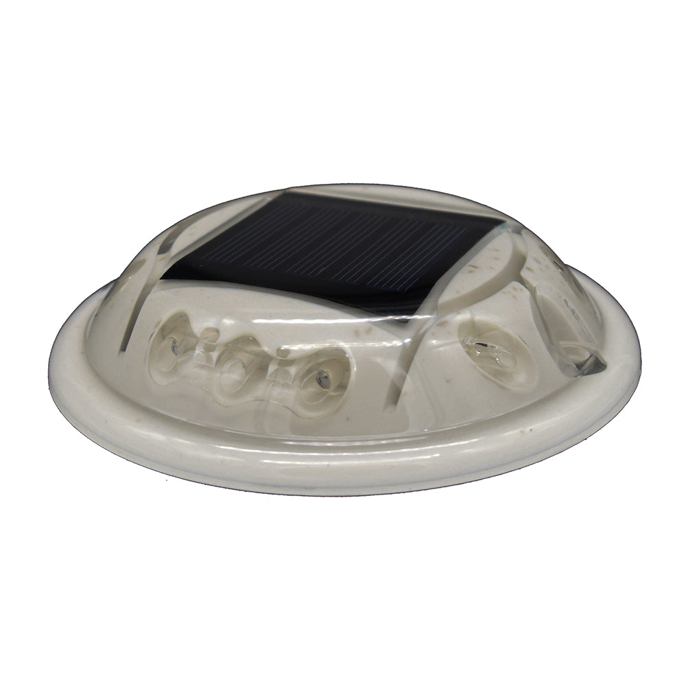 Hydro Glow - C1B Round Solar Dock Deck & Pathway Light - Blue, IP68