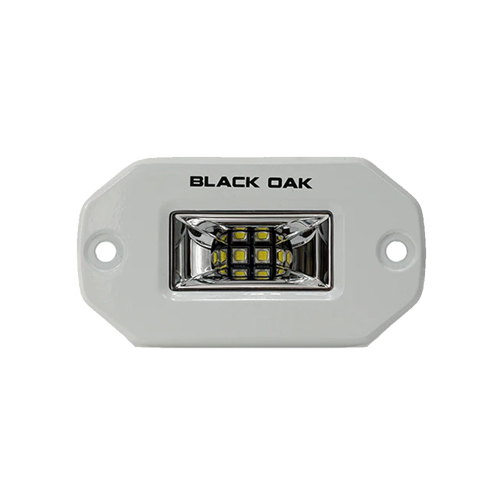 Black Oak - Pro Series Scene Light - 2", Flush Mount, White