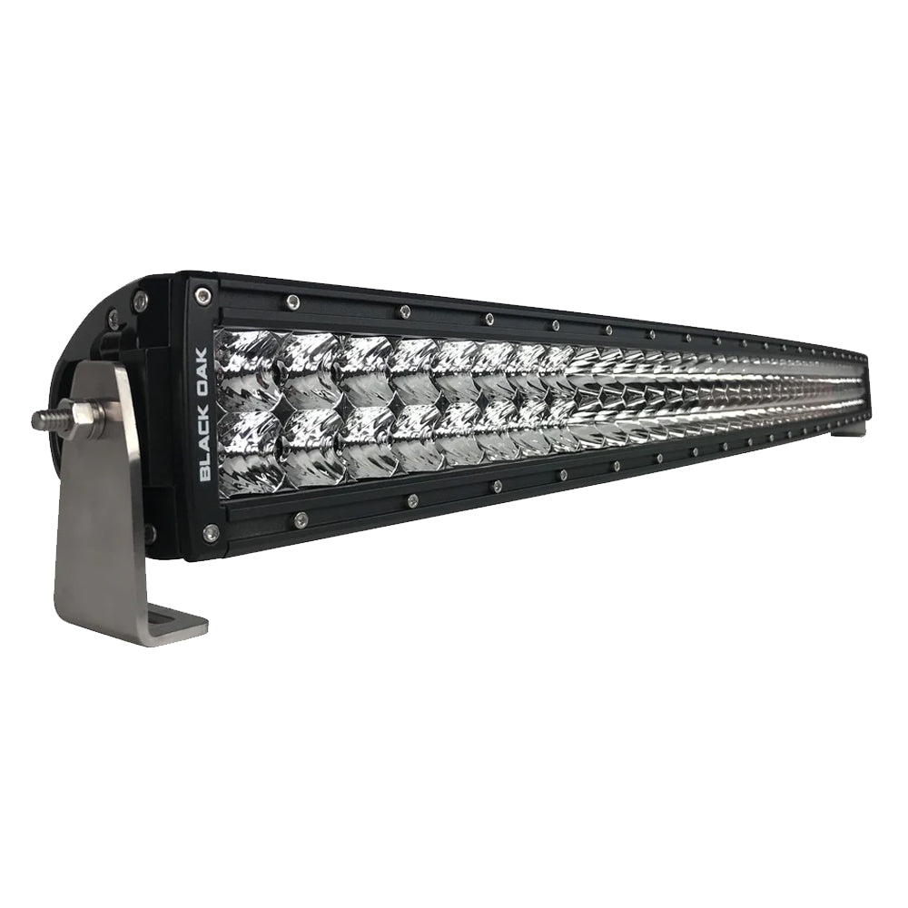 Black Oak - Pro Series Curved Double Row Combo Light Bar - 40", 400W, Black