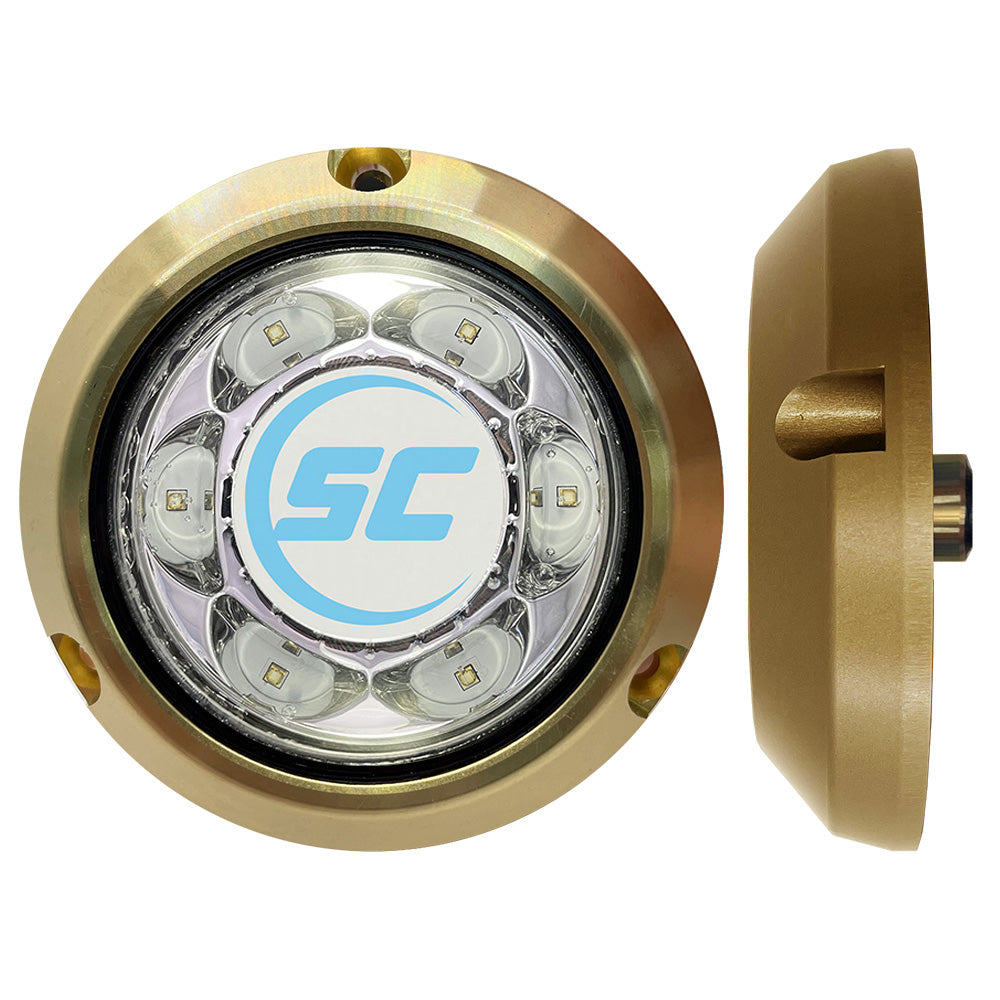 Shadow-Caster - SC3 Series Underwater Light - White, Bronze, Surface Mount