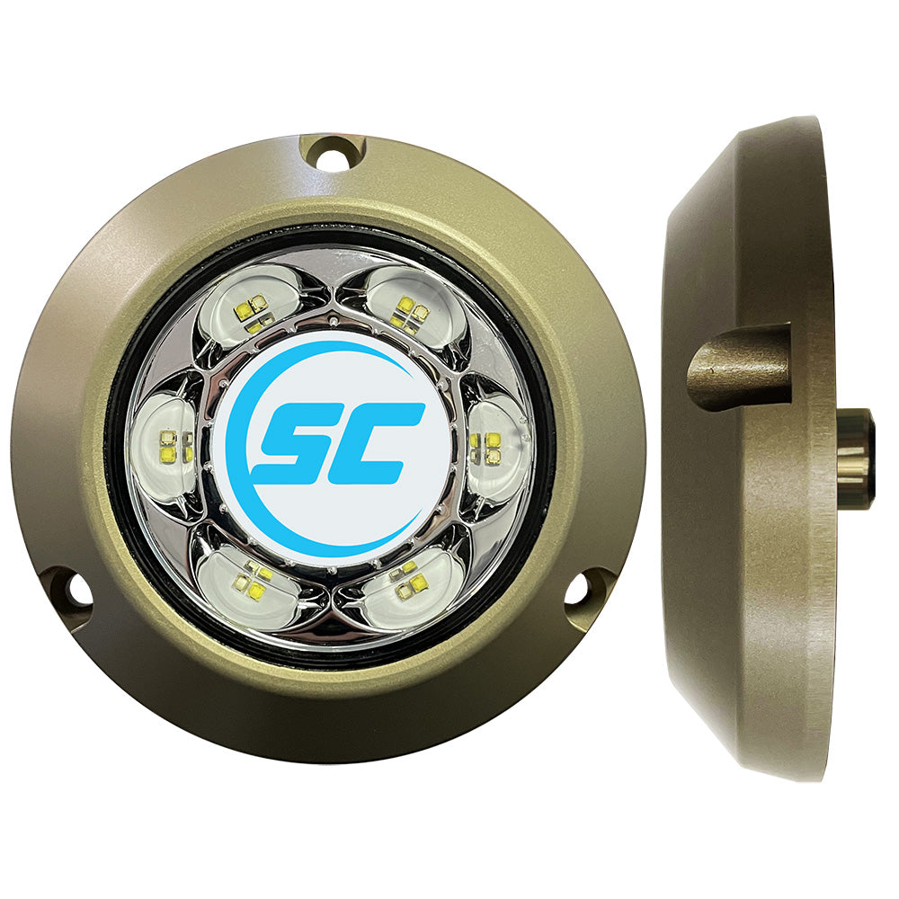 Shadow-Caster - SC3 Series Underwater Light - Blue/White, 24W, 3000Lm, IP68