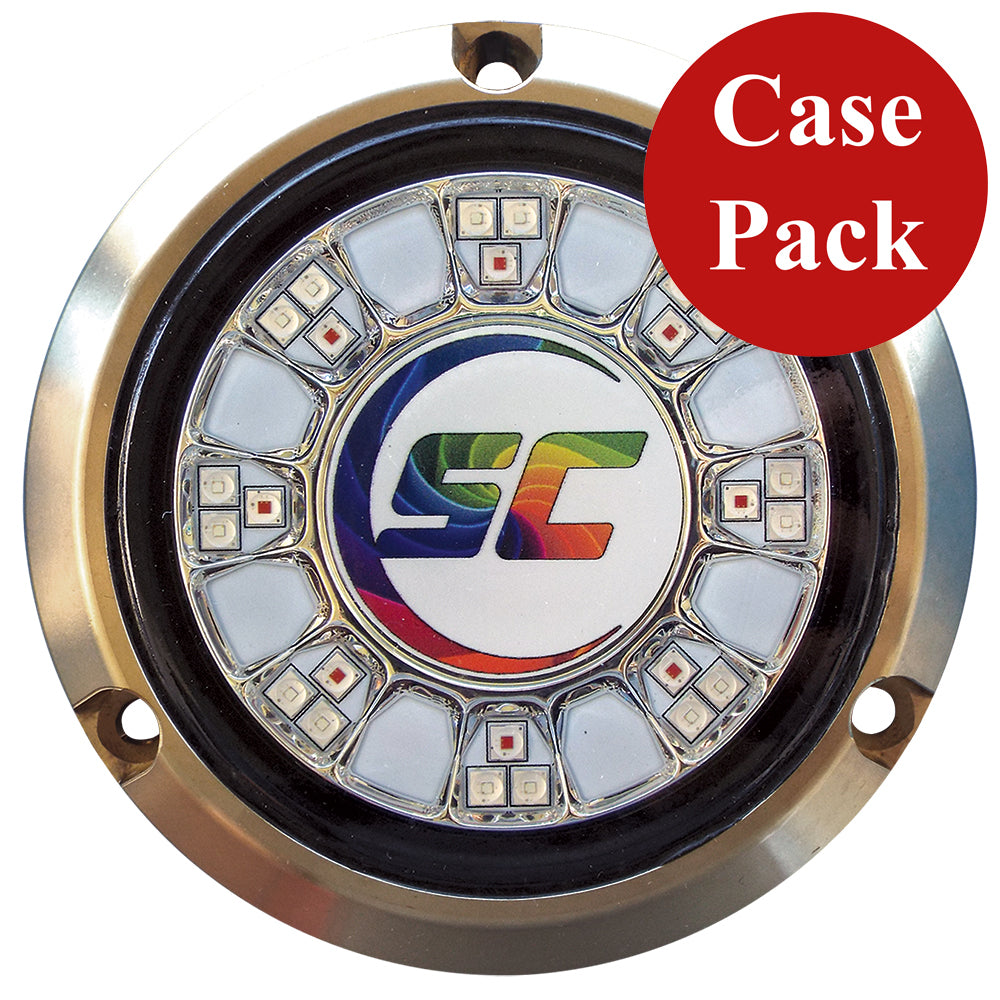 Shadow - Caster SCR-24 Bronze Underwater Light, 24 LEDs, Full Color Changing