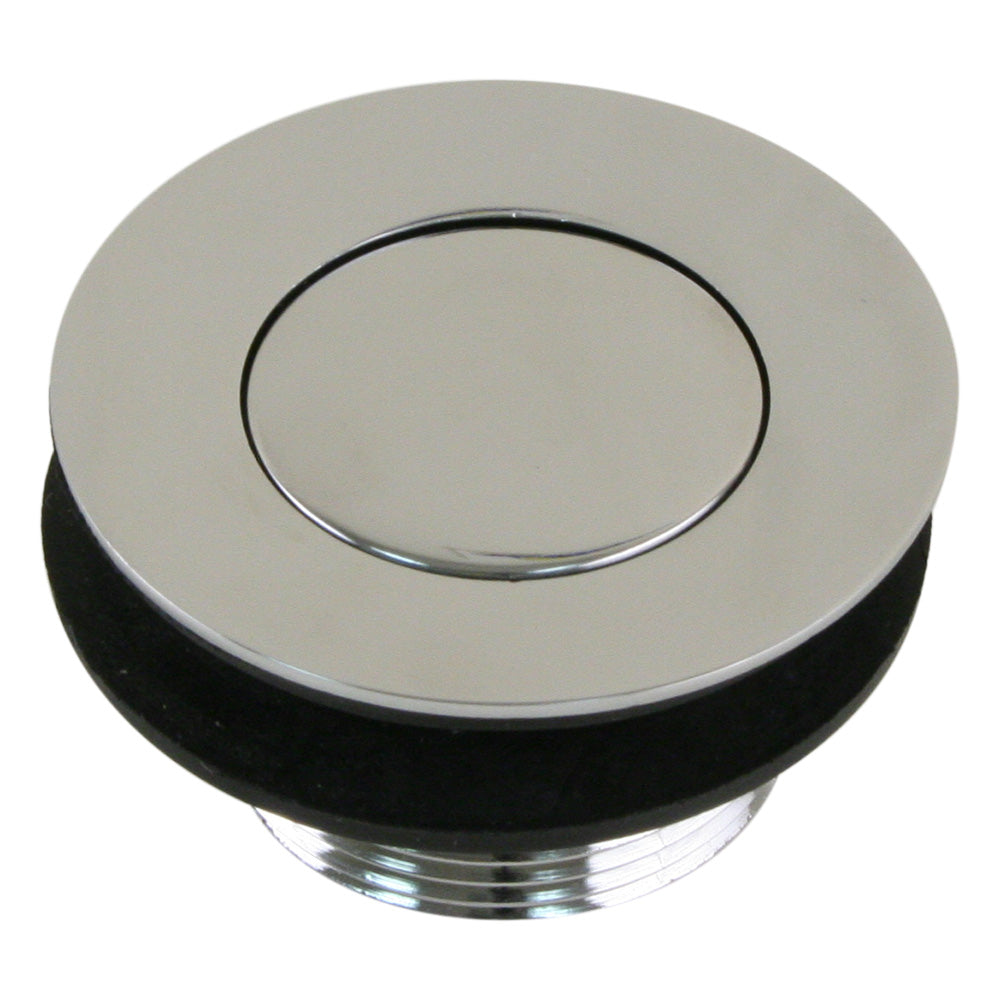 Scandvik - Sink Drain - With Flip Stopper, Chrome Plated Brass