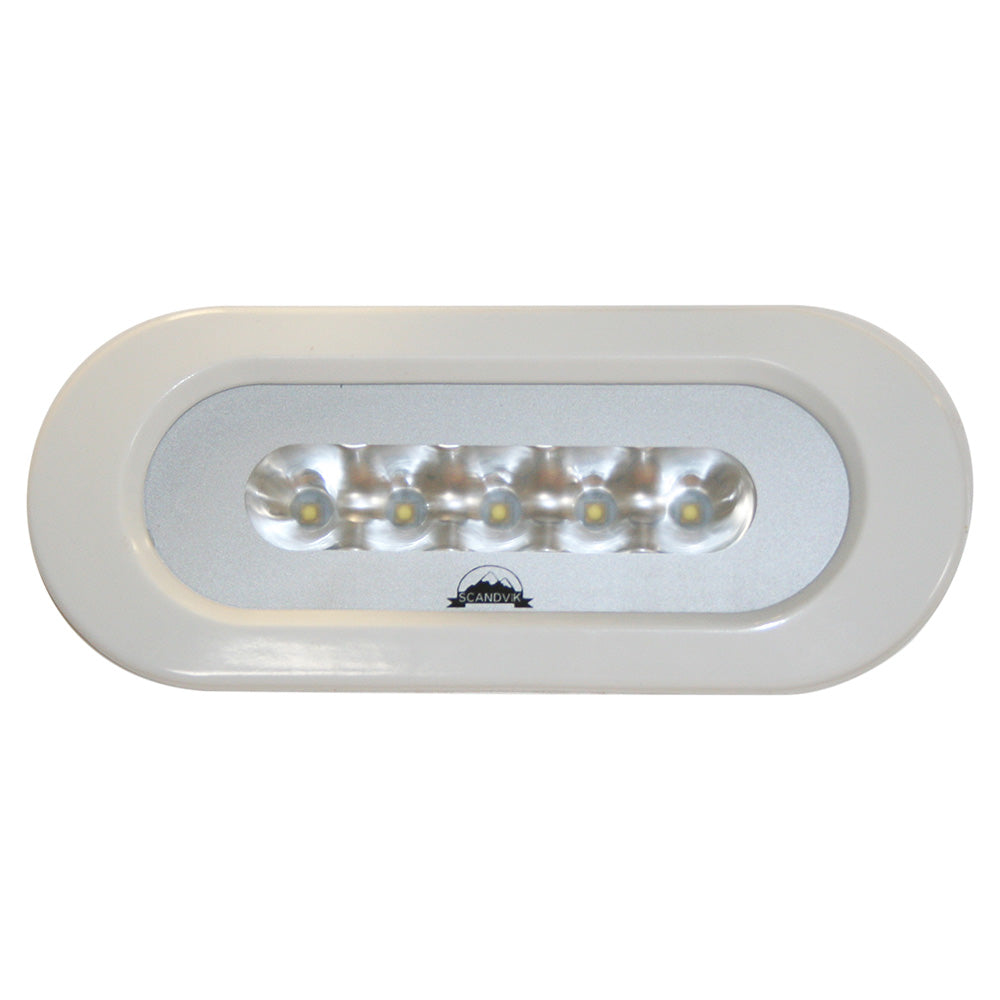 Scandvik - Flush Mount Spreader Light - 12/24 V, White
